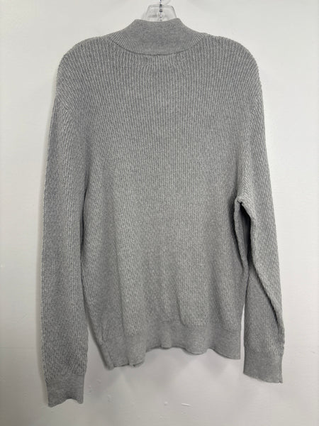 Frederik Anderson Copenhagen Cableknit Quarter-Zip Cotton Sweater (XL)