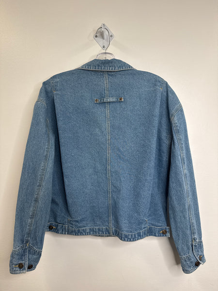 Vintage Lizwear Denim Long-Sleeve Top (S)