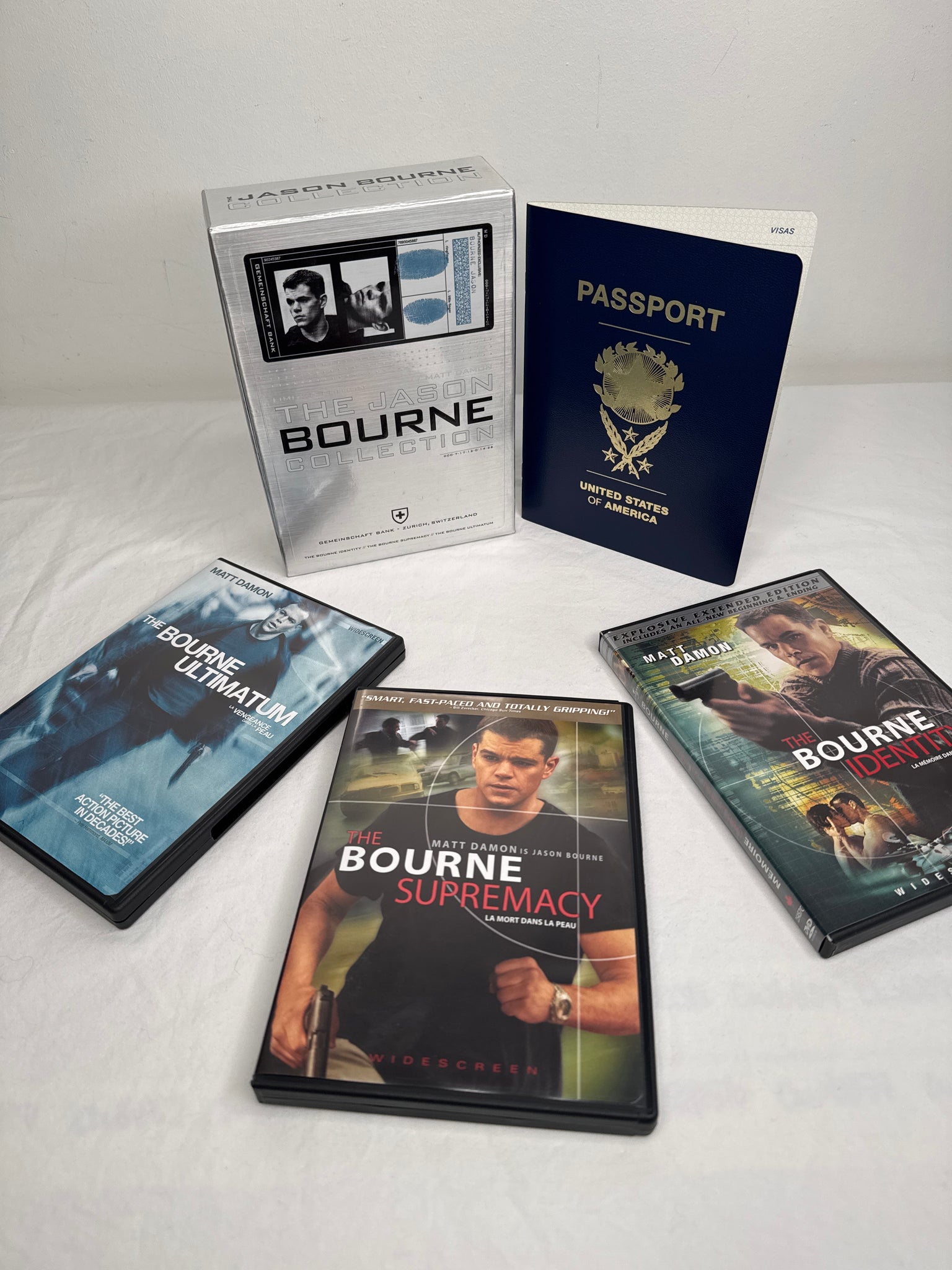 The Jason Bourne Collection DVD Set