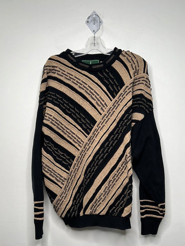 Vintage 90s Coogi / Cosby Style Textured Alexander Street Sweater (L)