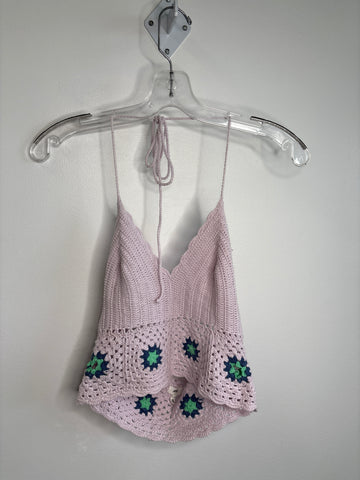 Aerie Crochet Cotton Bralette Top (M)