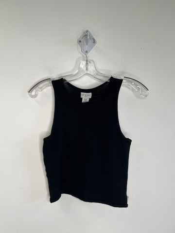 Guess Black Crop Sleeveless Top (M)