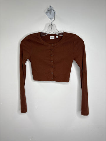 Sunday Best Long Sleeve Cropped Top (XS)
