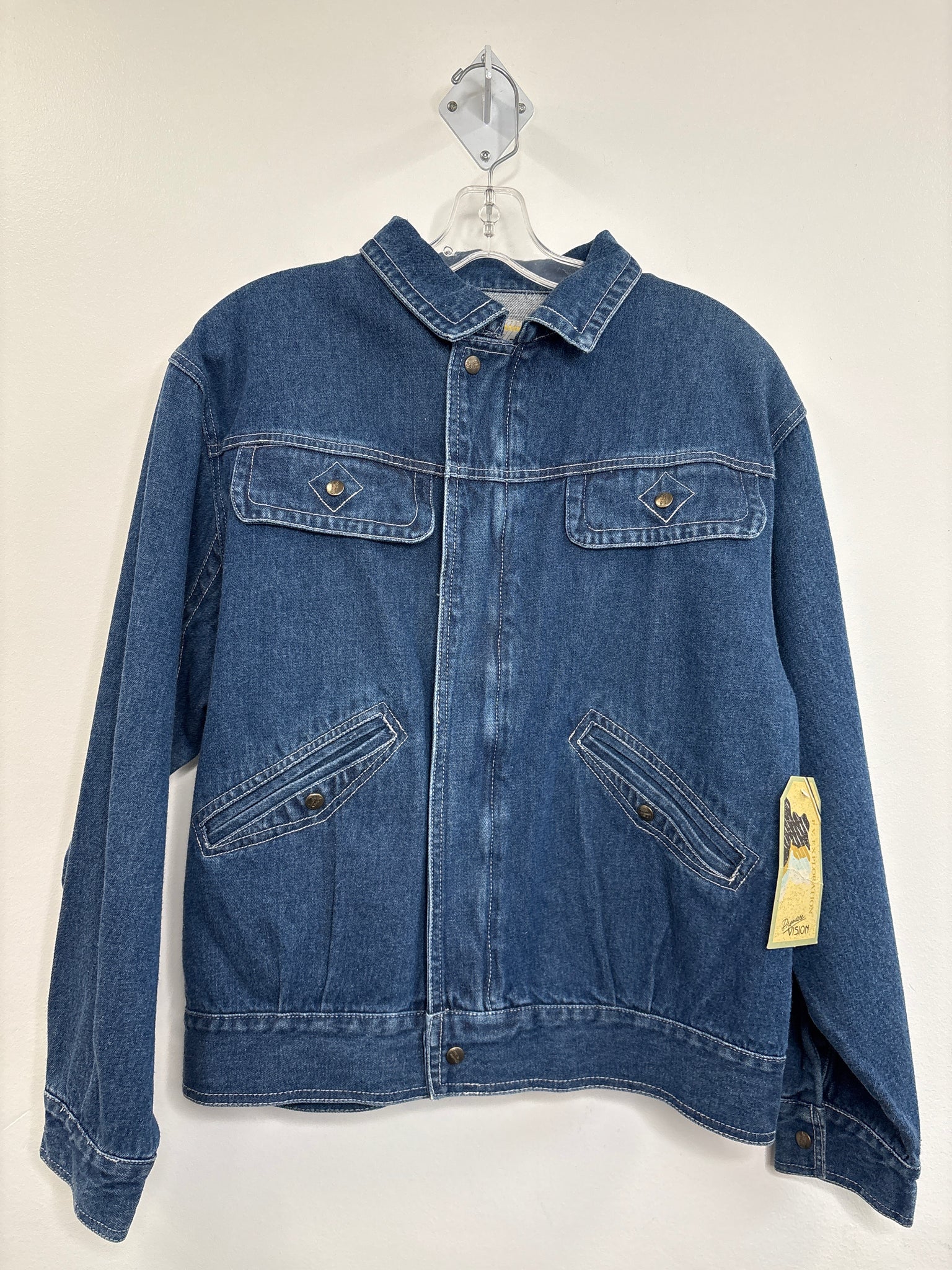 NWT Vintage P.V Exploration Zip-Up Denim Jacket (M)