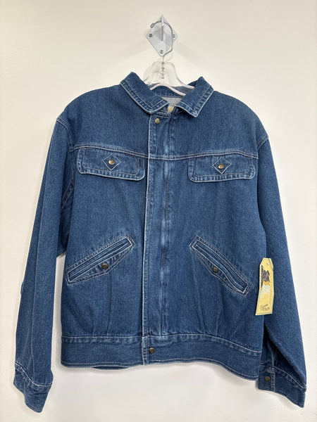 NWT Vintage P.V Exploration Zip-Up Denim Jacket (M)