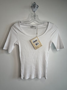 NWT Frank And Oak Slim Ribbed Top (S)