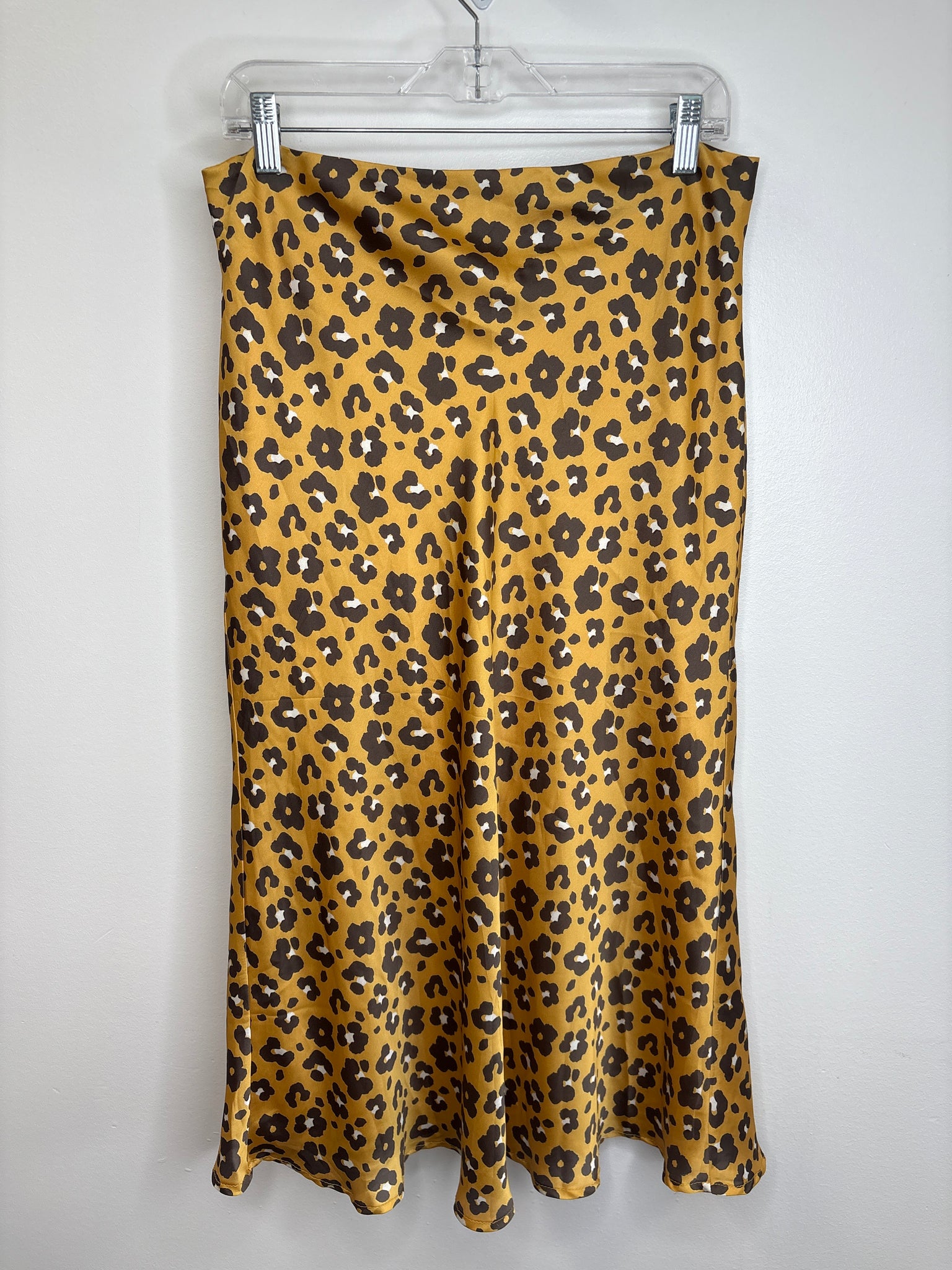 4Sienna Leopard Print Midi Skirt (L)