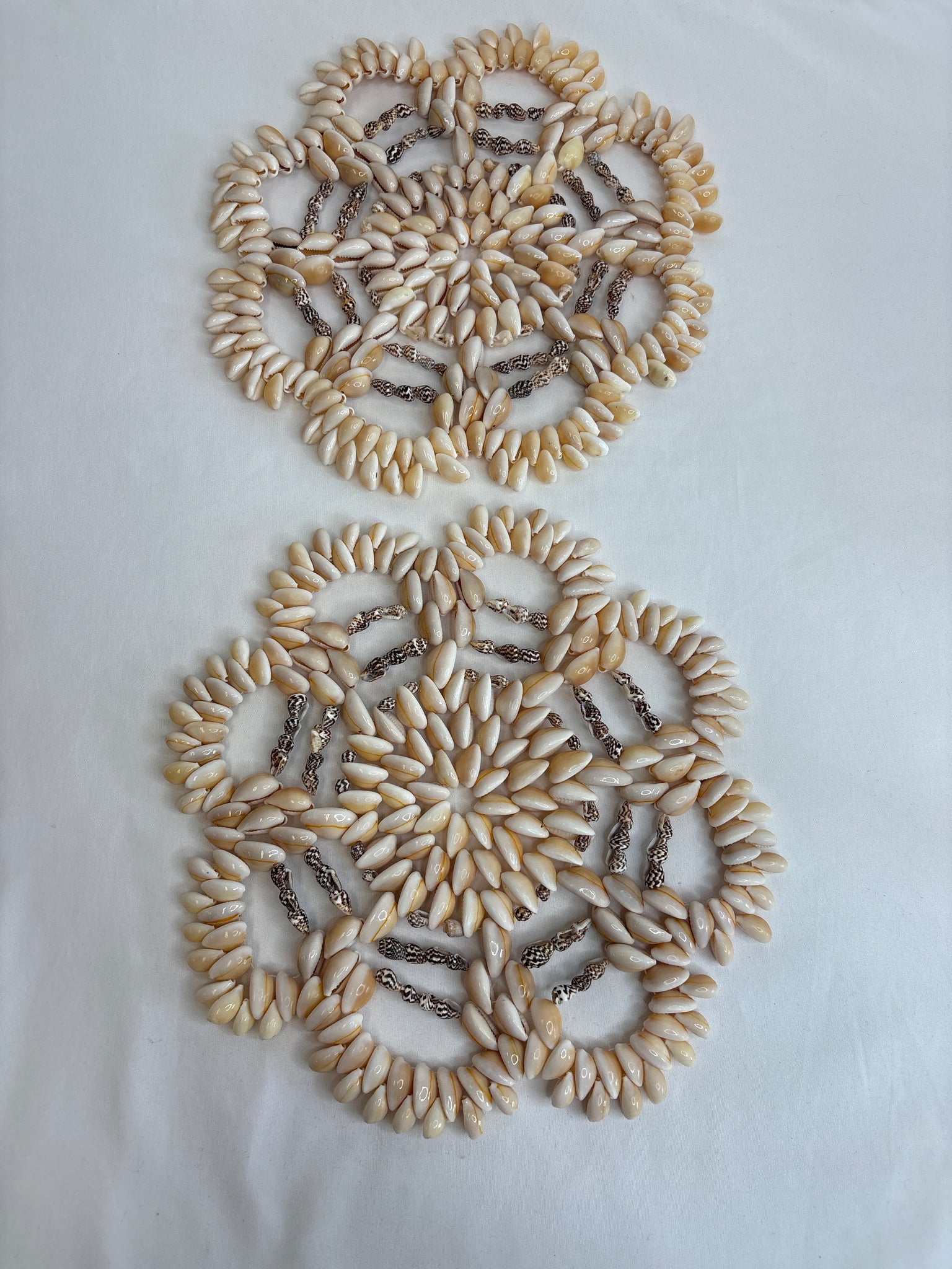 Set Of 2 Vintage Shell Trivet