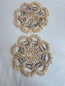 Set Of 2 Vintage Shell Trivet