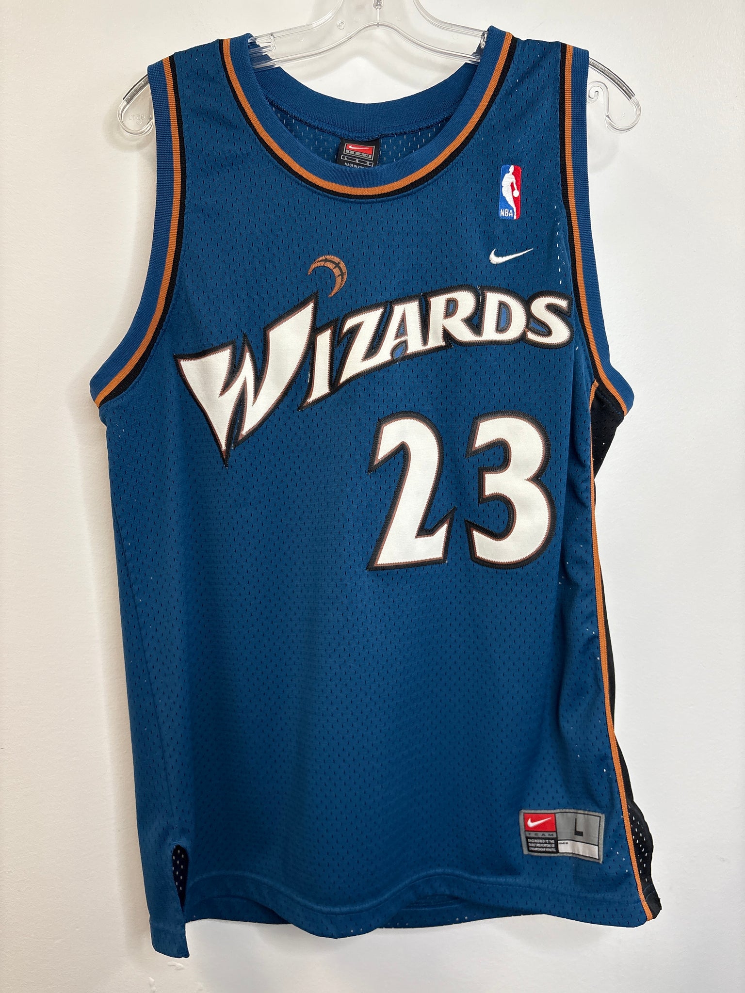 Vintage NBA Nike Washington Wizards #23 Michael Jordan Basketball Jersey (L)