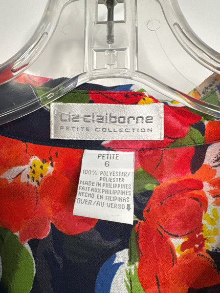 NWT Liz Claiborne Set Of 2 Floral Blouse With Skirt (6)
