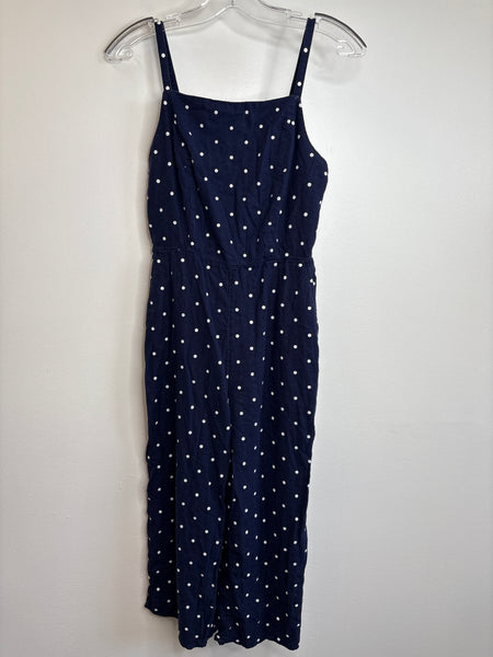 Old Navy Polka Dot Linen-Blend Jumpsuit (S)