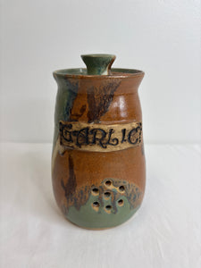Pottery Garlic Pot