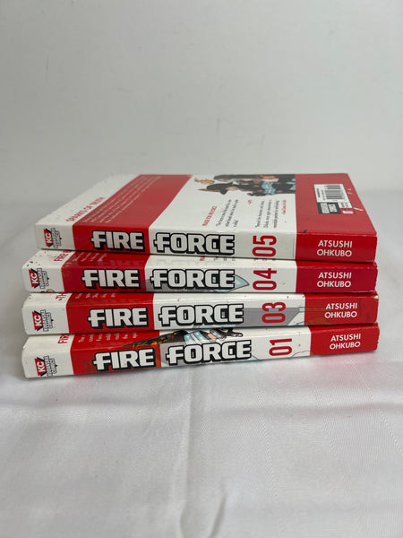 Fire Force Volumes 1,3-5 (Manga)