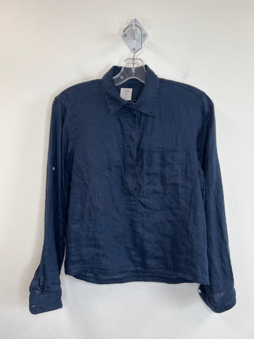 Gap Denim Long-Sleeve Button-Up Top (XS)