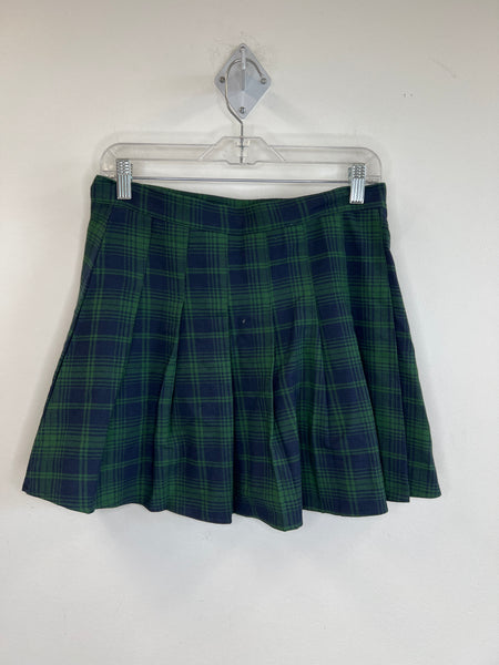 Plaid Mini Skirt (M)