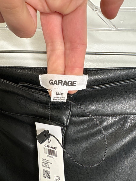 NWT Garage Faux Leather Pants (M)