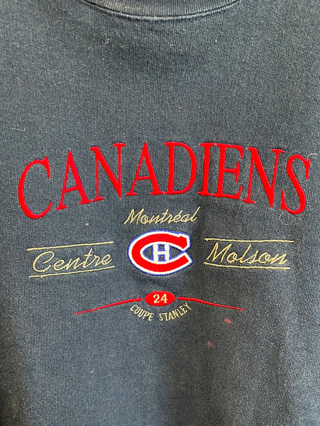 Montréal Canadiens Embroidered 24 Coupe Stanley Crewneck