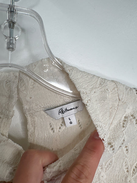 Reitmans Long-Balloon-Sleeve Shirt (L)
