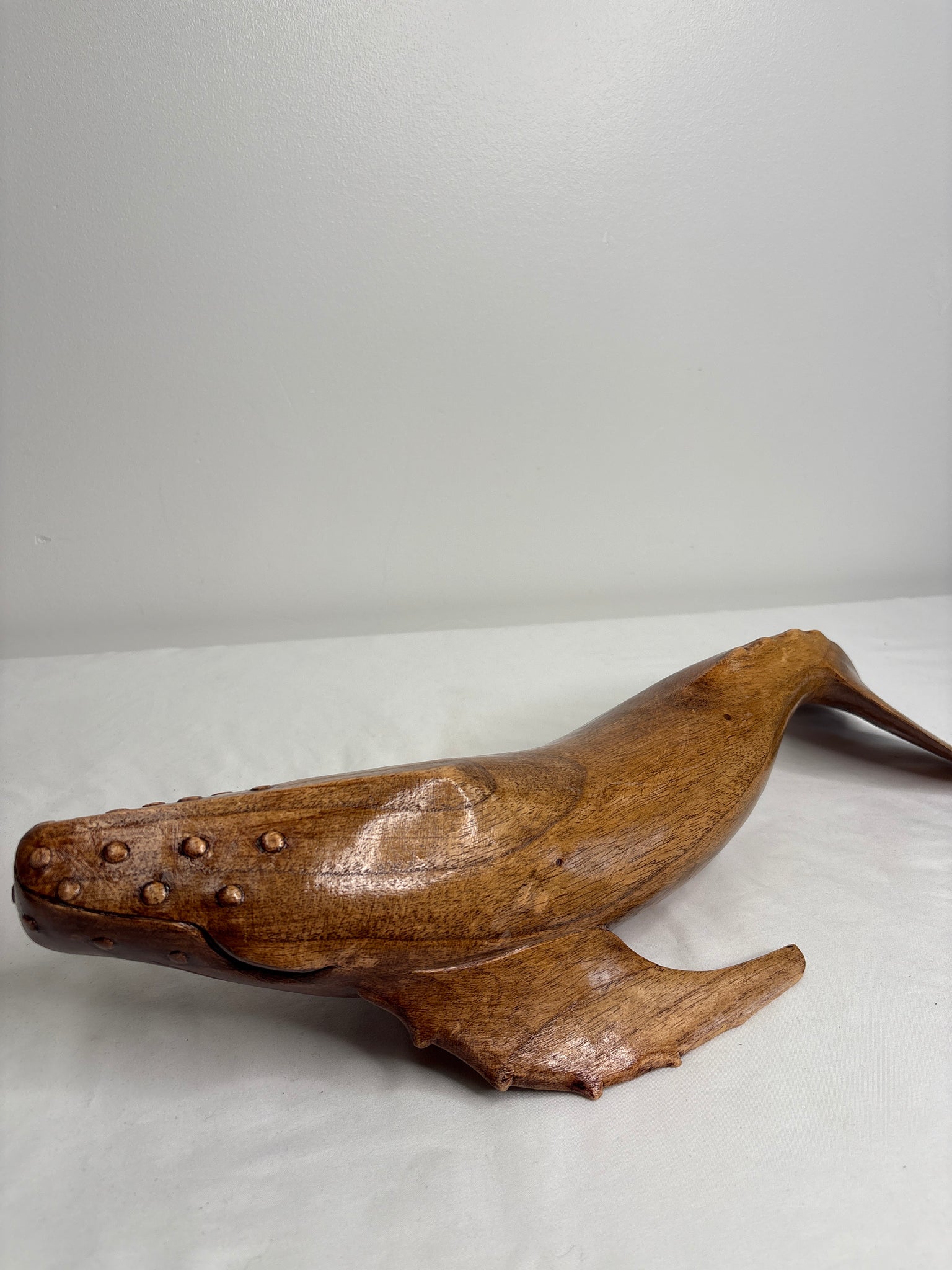 Wood Carved Humpback Whale