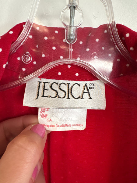 Retro Jessica Polka Dot Maxi Dress (16)