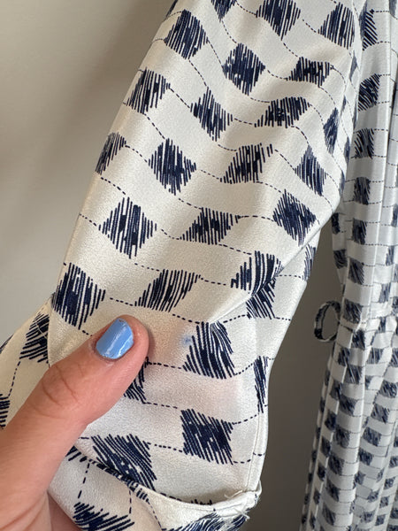 Retro Petites By Demaro Paterned Midi Dress (7/8)