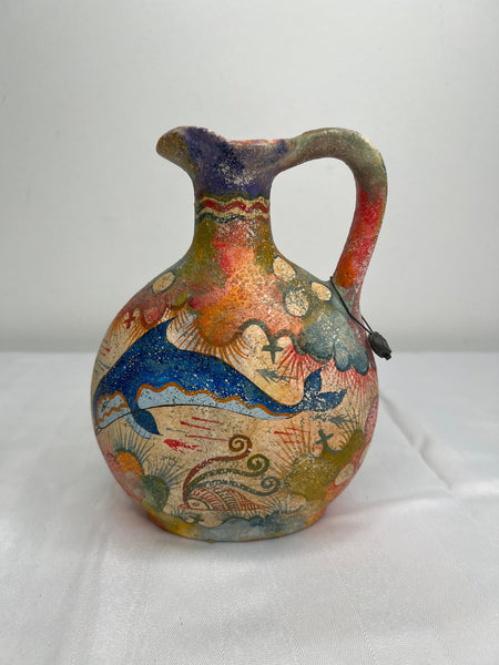 Handpainted Minoan Period 1450 B.C Replica Vase