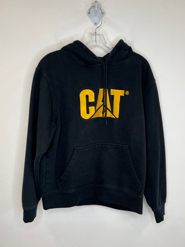 CAT Black Graphic Hoodie (M)