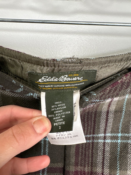 Eddie Bauer Wool-Blend Plaid Pencil Skirt (2)