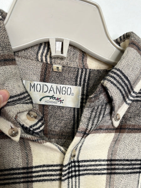 Modango Homme Button Down Flannel Top (M)