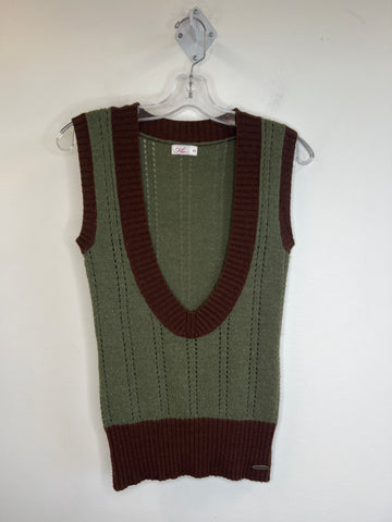 Vintage Flo Clothing Knitted Vest (XS)