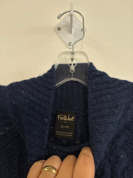 Far West Wool Cableknit Sweater (XL)