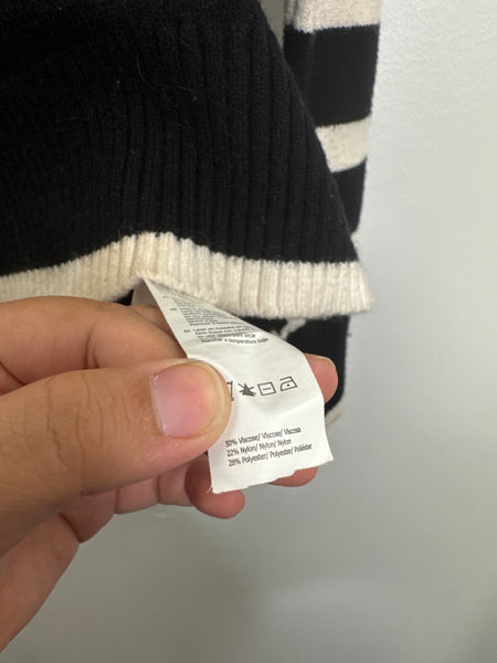 Streetwear Society Striped Long-Sleeve Sweater (M)