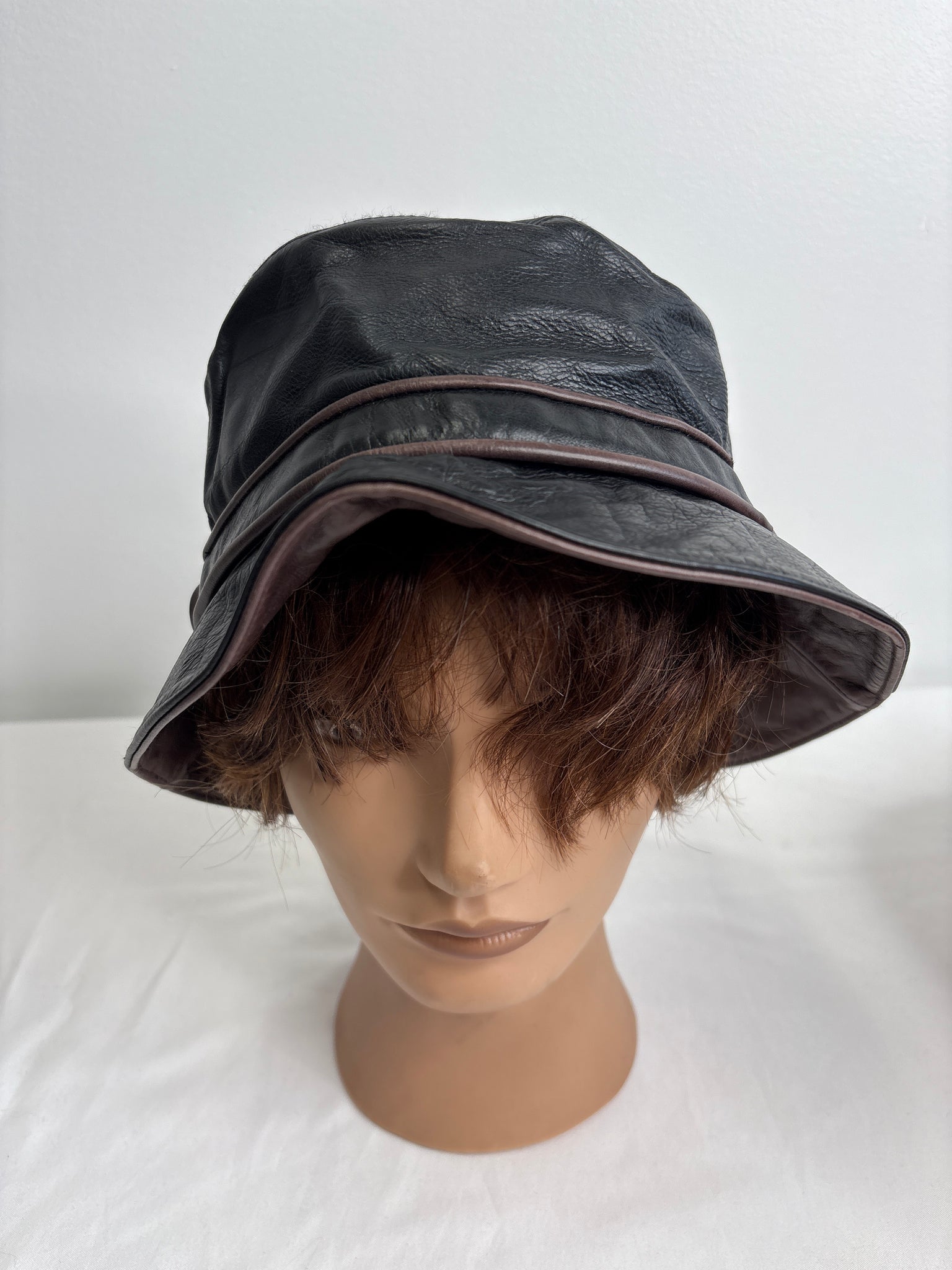 Coach Leather Bucket Hat (S)