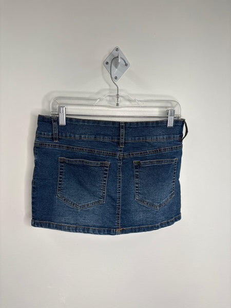 Refuge Denim Mini Skirt (L)