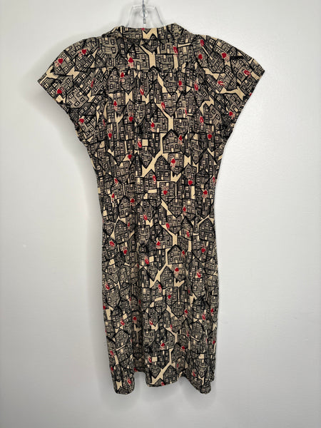 Retro Motel Cotton Mini Dress