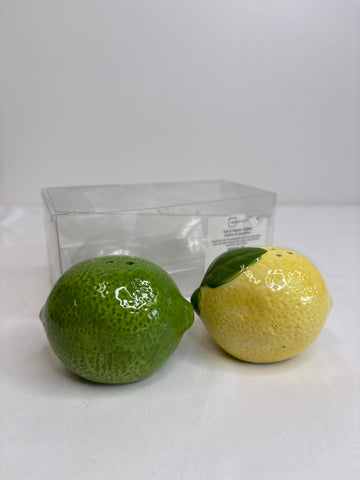 Set Of 2 Lemon and Lime Salt and Pepper Shakers