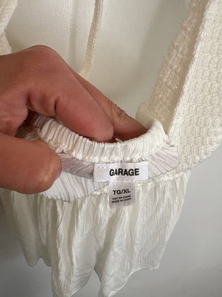 Garage Crochet Babydoll Top (XL)
