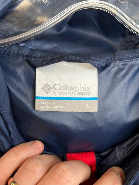 Columbia Center Ridge Lightweight Windbreaker Hooded Jacket (S)