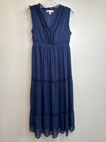 Cristina B Ruffled Maxi Tiered Dress (S)