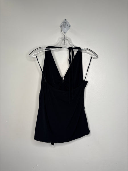 Retro Digital Clothing V-Neck Halter Babydoll Top
