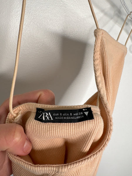 Zara Halter Cropped Top (S)