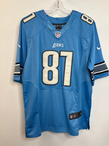 NFL Nike Detroit Lions #87 Calvin Johnson Football Jersey (40)