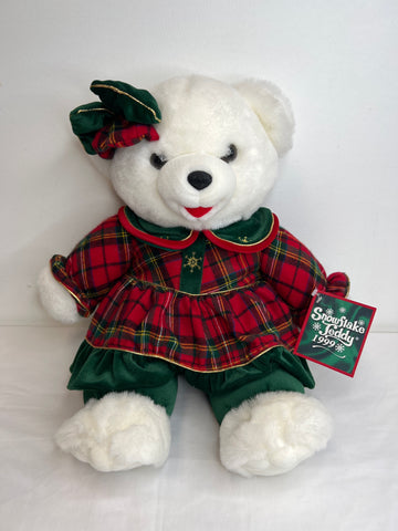 Vintage 1999 Snowflake Teddy