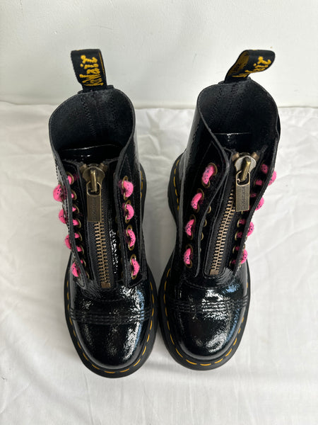 Dr. Doc Martens Sinclair Black Lace Up Platform Boots (US 5L)