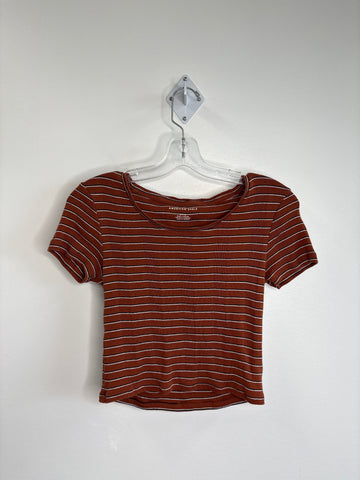 American Eagle Striped Cotton Baby Tee (S)