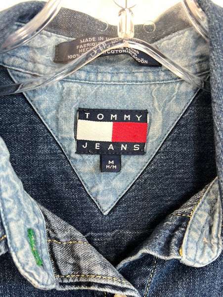 Tommy Jeans Denim Button Up Blouse (M)