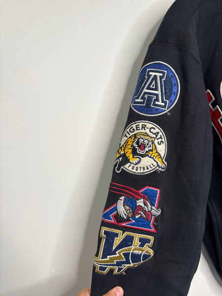 Vintage Waves Sportswear CFL Classic Football Bomber Jacket (S)