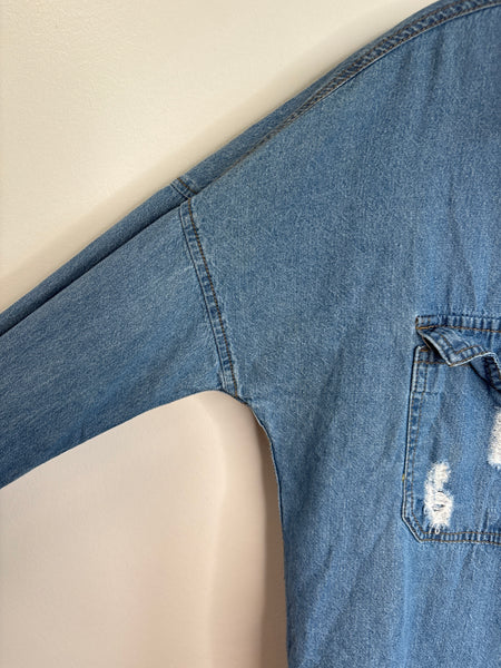 Forever 21 Long Sleeve Denim Shirt (S)