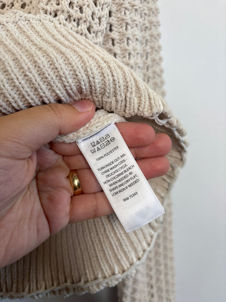 Joie Crochet Cropped Sweater (M)